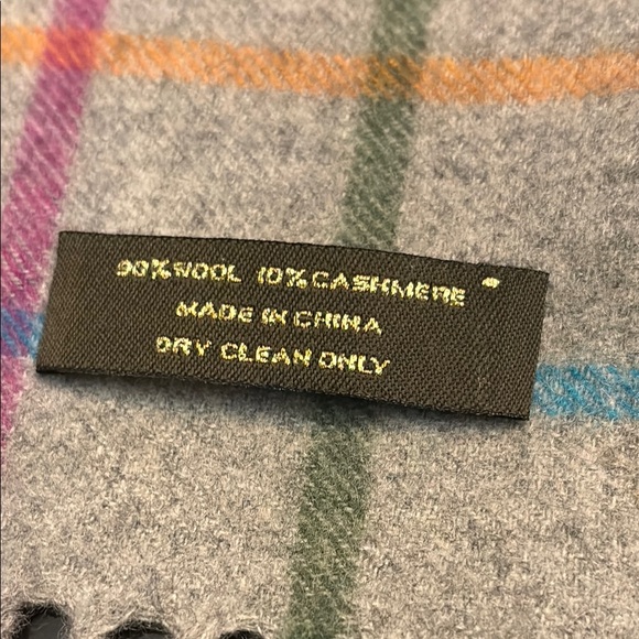 Coach Multicolor Plaid Scarf - Picture 3 of 7